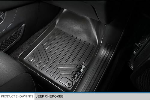 Miniatura 3 de SMARTLINER Juego de alfombrillas de piso y revestimiento de carga personalizadas para Jeep Cherokee 2014-2023