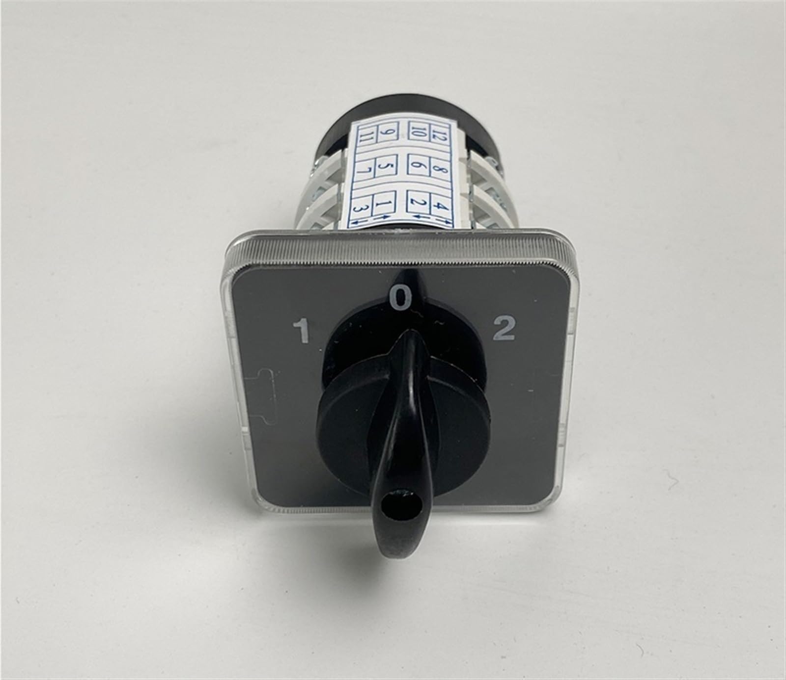 Interruptor de Leva YMZ12-20/3, eléctrico, de 3 Posiciones, con Contacto Plateado, con Enclavamiento, 20 A, 690 V, Control de 3 Polos, Interruptor de Transferencia rotativo