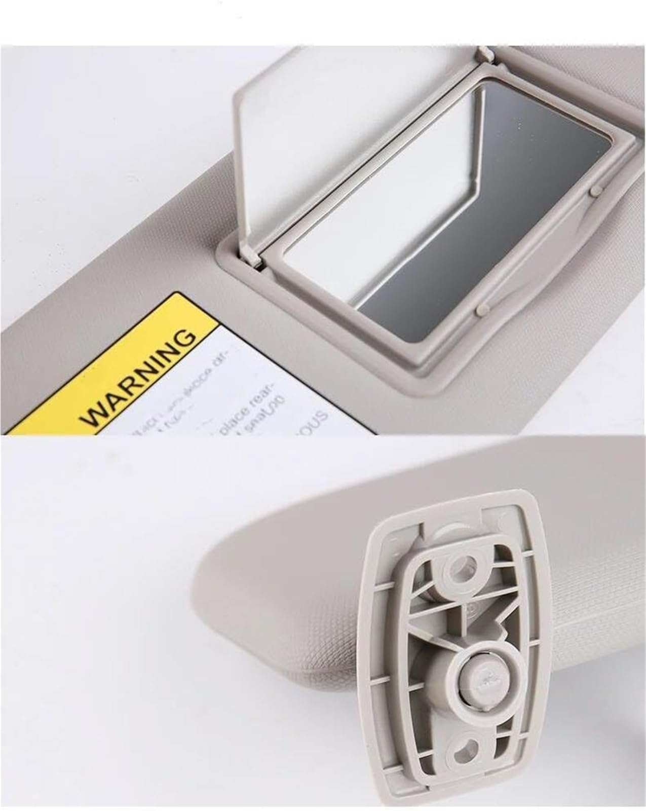Auto-Seitenfenster-Sonnenschutz Sonnenblende Make-Up Spiegel Montage Licht Barriere Vorne Sonne Block Für Peugeot 301 2014-2017(A Pair)