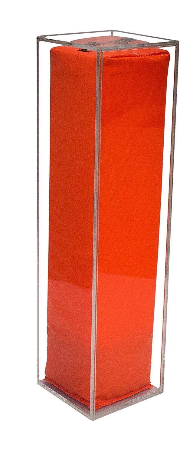 Deluxe Clear Acrylic Display Case for Football End Zone Pylon (A021-CB-TT)