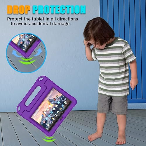 Miniatura 4 de DJ&amp;RPPQ - Funda para tablet Fire HD 10 y Fire HD 10 Plus para niños (1311 generación, versión 20232021), ligera, a prueba de golpes, protector de