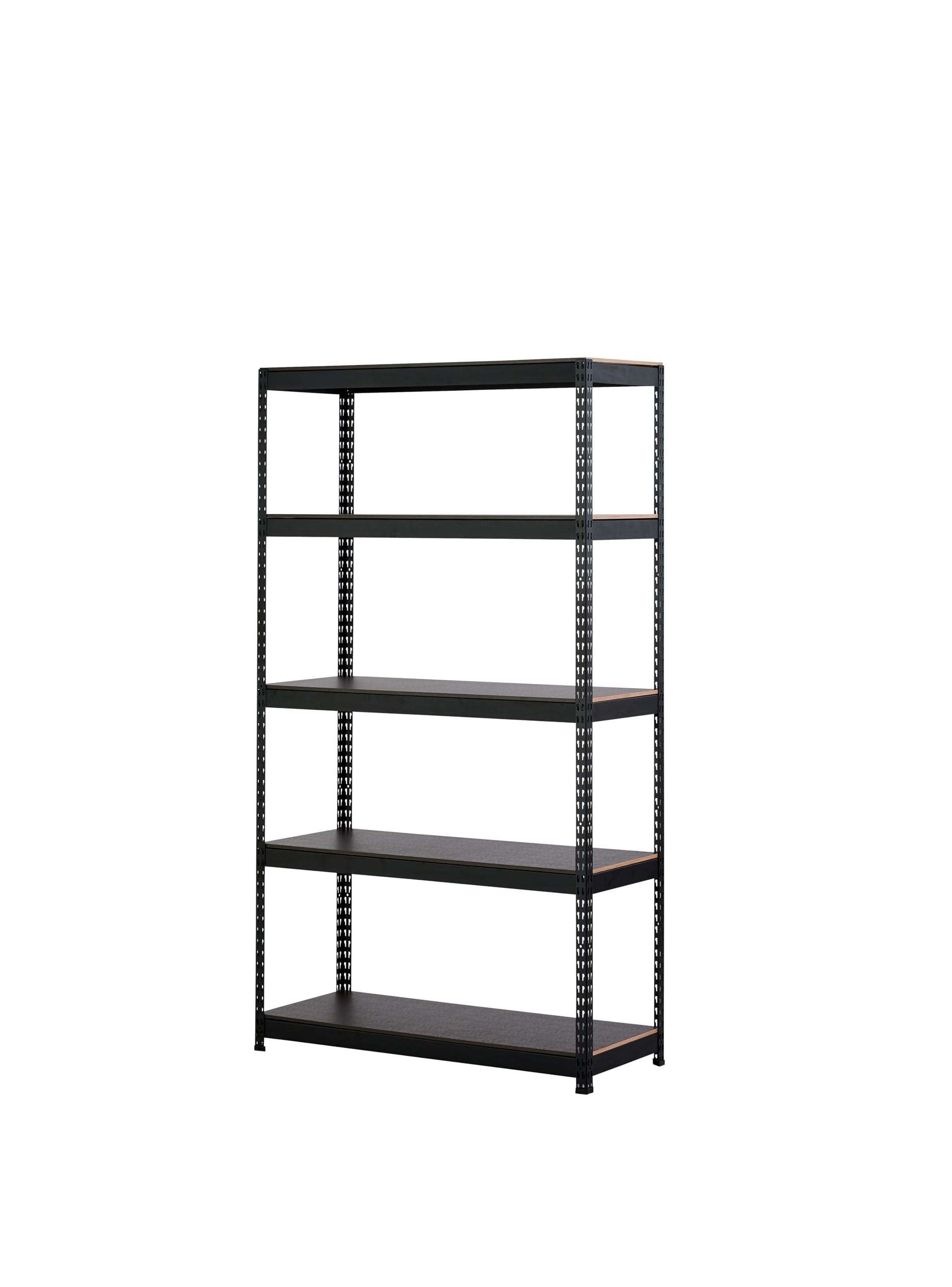 ARASO スチールラック ブラック・ブラウン ARASO スチールラック 4段 高さ210cm 2分割可能タイプ｜送料無料