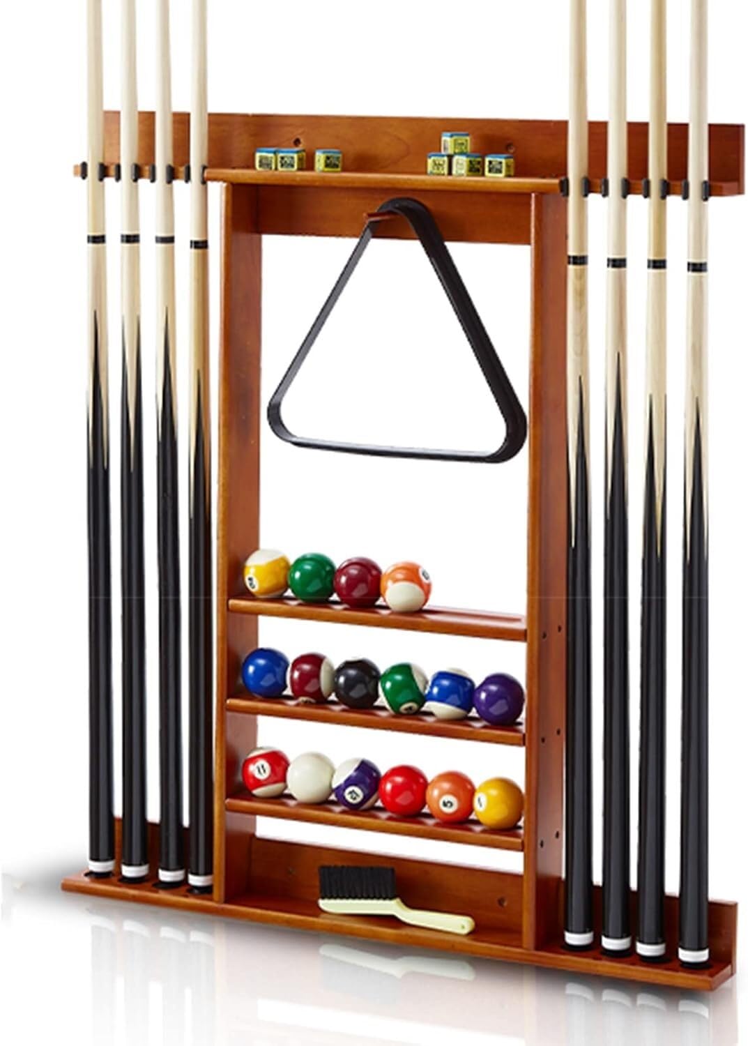 Support de billard mural rouge pour sublimer votre salle de jeux privée