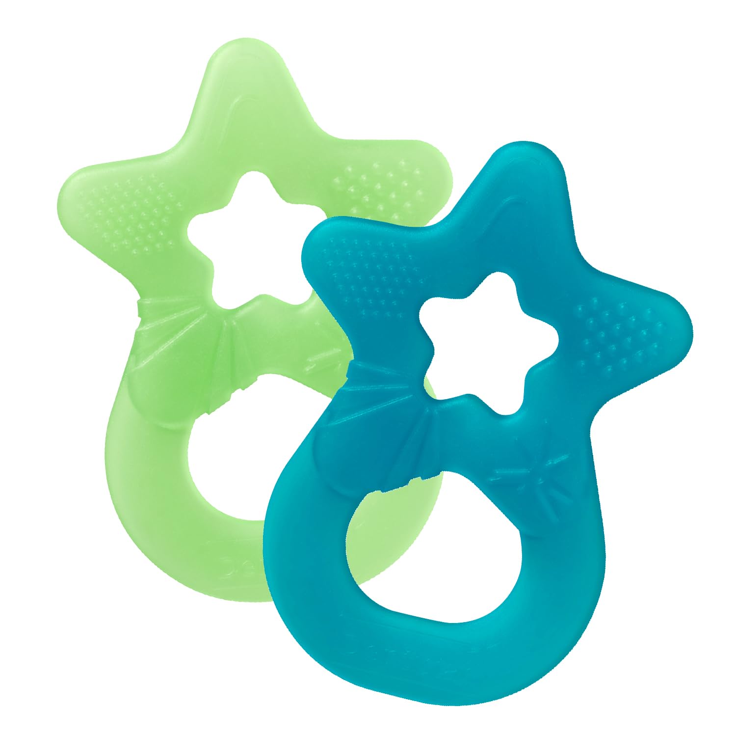 dentistar Star Teether Pack of 2, Teething Baby Toy for Infants Aged 3+ Months