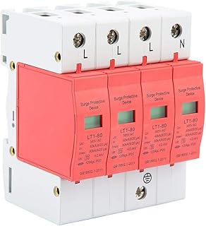 4P Arrester Device 40-80KA Low-Voltage House Surge Protector Surge Protection Lightning Protection Device for Protecting Electric System and on-Loading Electrical Apparatus