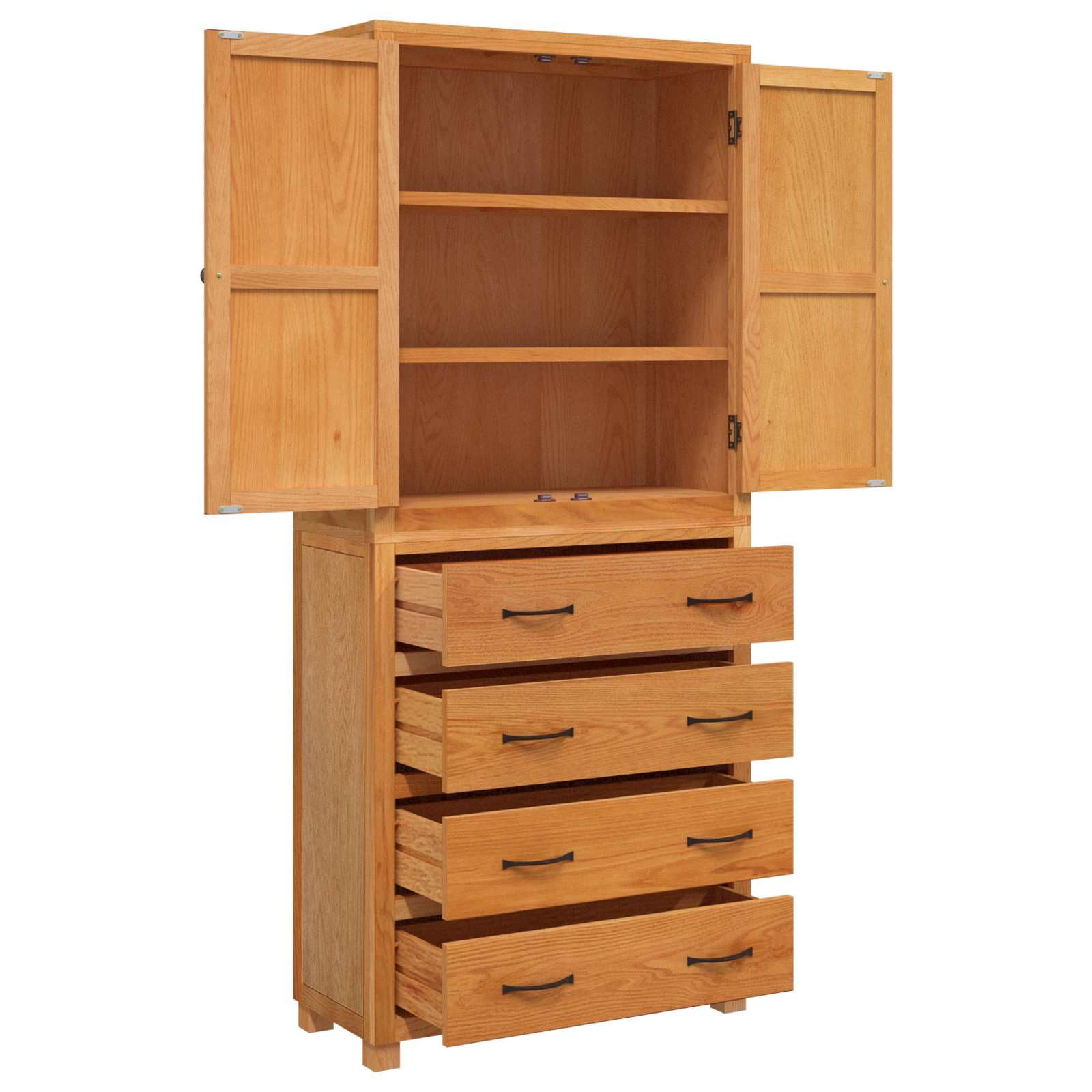 vidaXL Conjunto de Muebles de Almacenaje Marrón Madera de ingeniería, Estanterías de Almacenamiento para Sala, Estilo rústico-Industrial, Organizador Moderno, diseño eficiente, Ahorro de Espacio