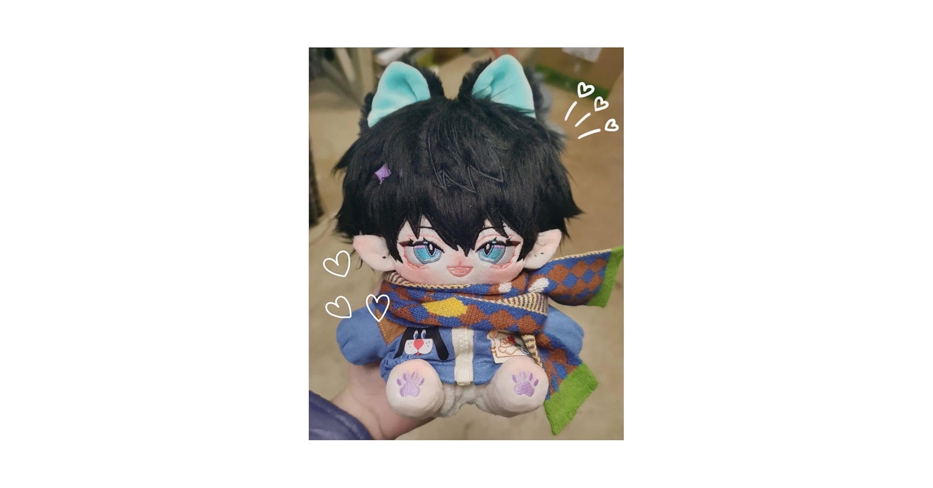 完売超絶レア　お顔厳選　着せ替え　ぬいぐるみ　20cm luxiem 闇ノシュウ 闇ノシュウ ぬいぐるみ 完売超絶レア お顔厳選 着せ替え