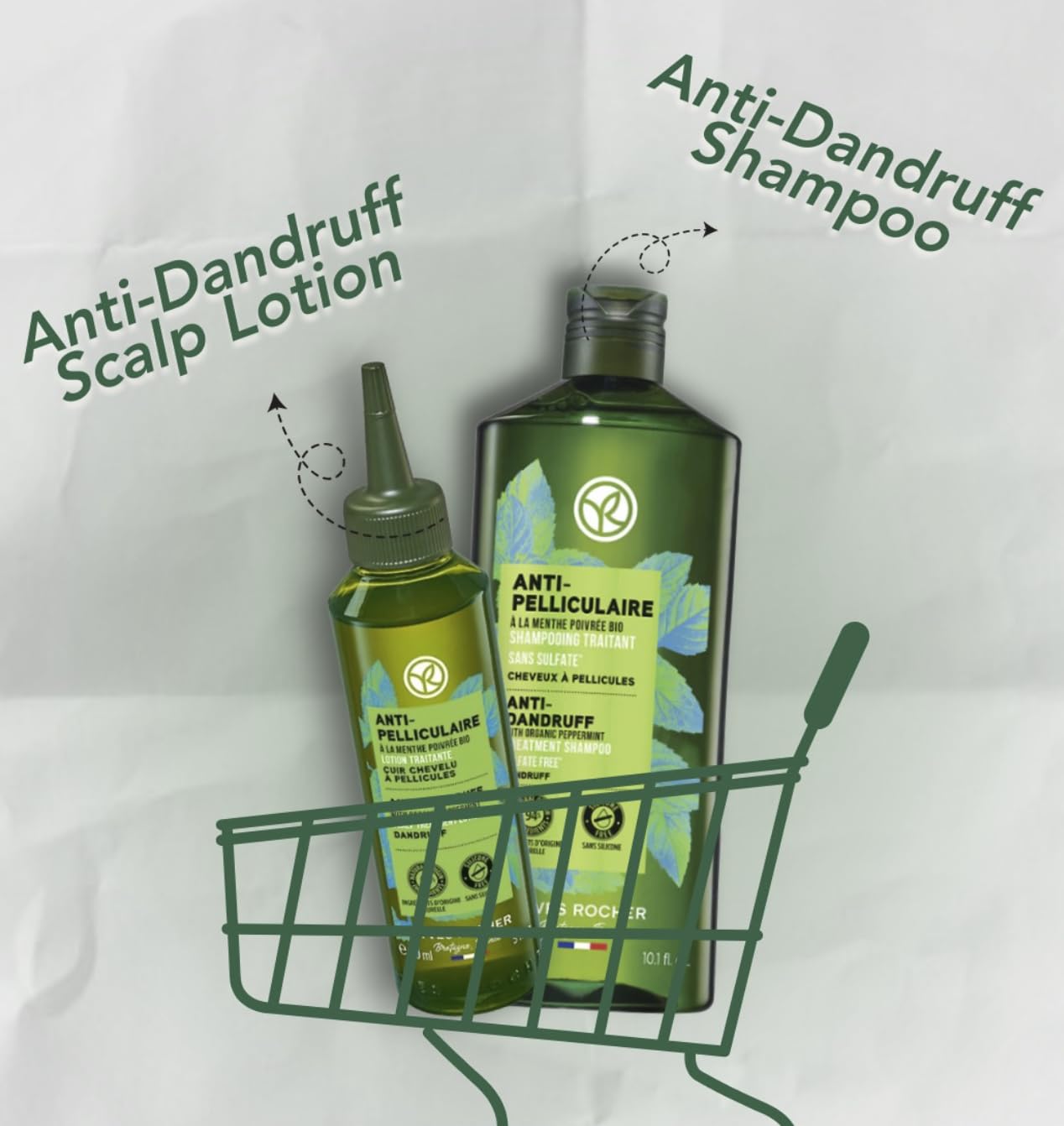 Yves Rocher Anti-Dandruff Scalp Lotion with Organic Peppermint Extract 14-Day Anti-Relapse Effect 150 ml./5 fl.oz. - Image 3