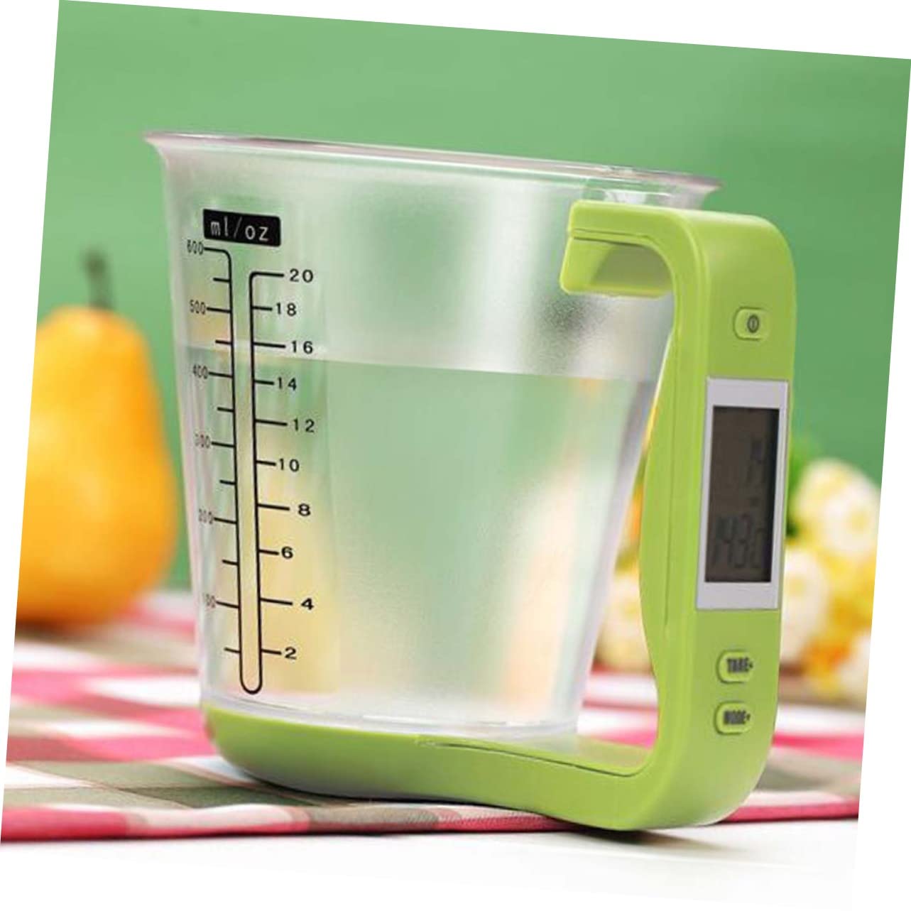 Tasse à Mesurer Numérique 1000g 1g Écran Lcd Vert