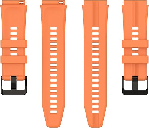 Miniatura 8 de Paquete de 10 correas compatibles con Honor Watch GS 4 3i 3/Magic Watch 2 de 1.811 pulgadas/Watch Magic/Dream,0.866 pulgadas, correa de silicona de