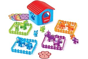 Sort-Em-Up Pups 28 Pieces | Learning Resources Buddies Pet Set | Educational Toys for Toddlers