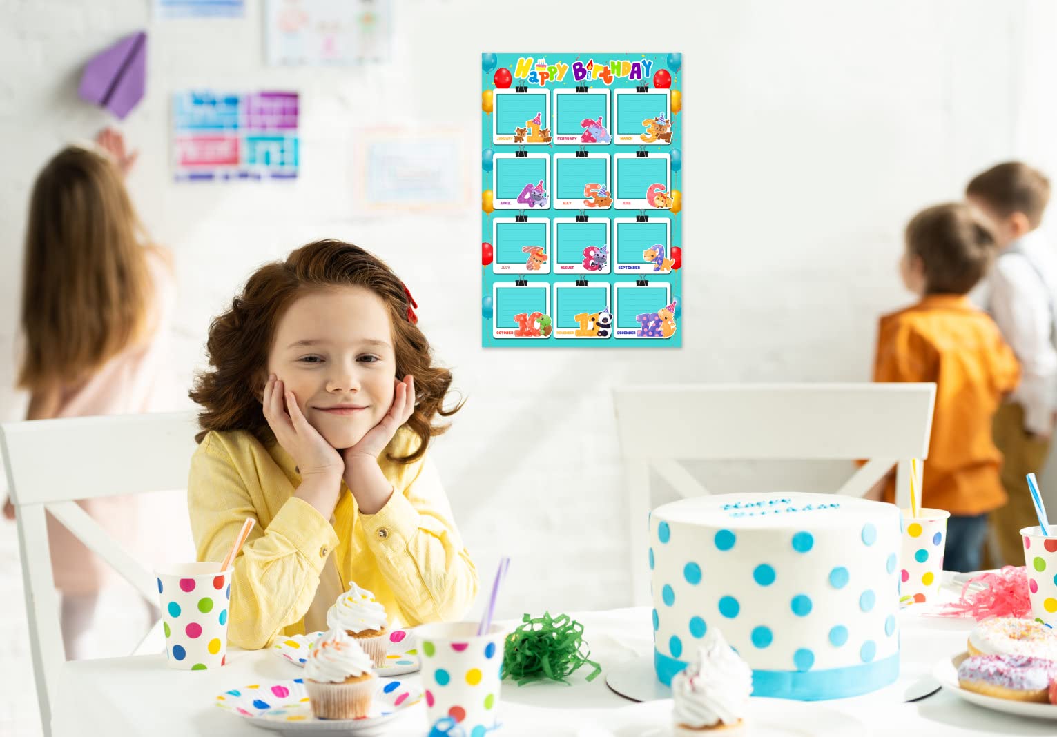 Facraft Happy Birthday Chart Poster 12x18 Birthday Posters For ...
