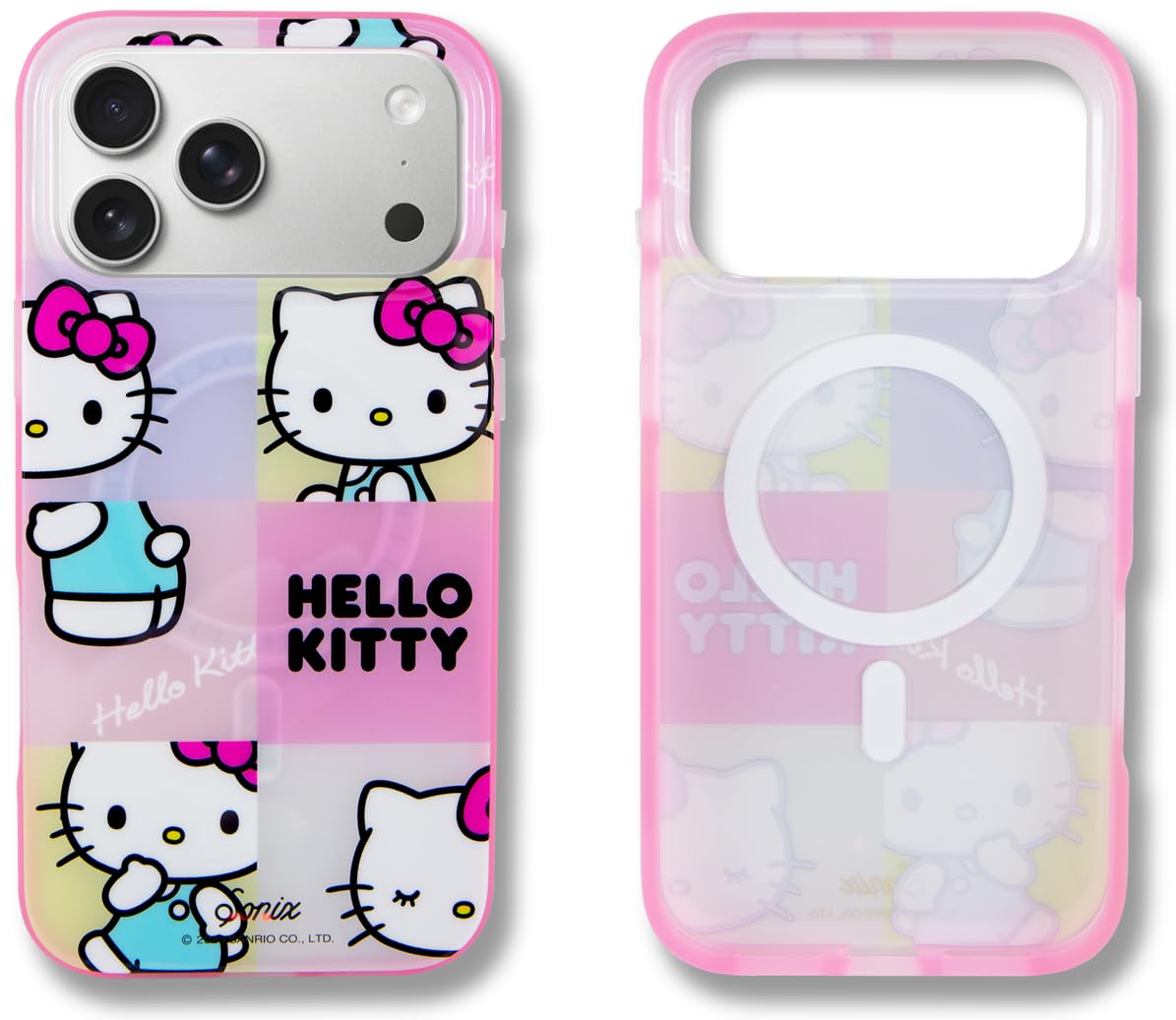 Sonix Case for iPhone 17 Pro Max | Compatible with MagSafe | 10ft Drop Tested | Hello Kitty Grid