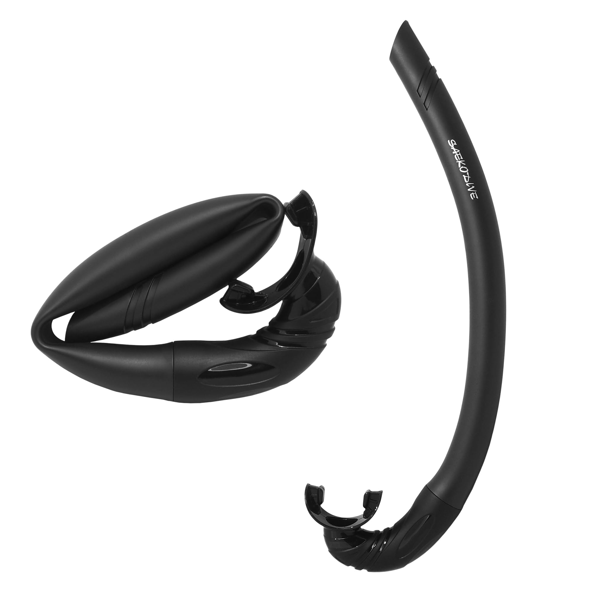 SAEKODIVE Apnea Snorkeling Gear for Adults - Freediving Snorkel, Spearfishing Snorkel, Adult Snorkel Gear