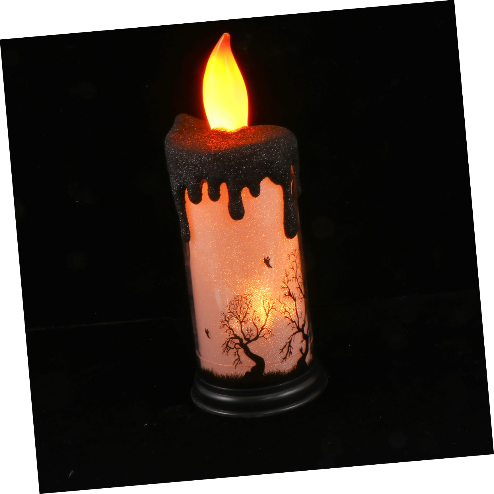 Bougies à Piles – Bougies Coniques D'Halloween Fantôme à