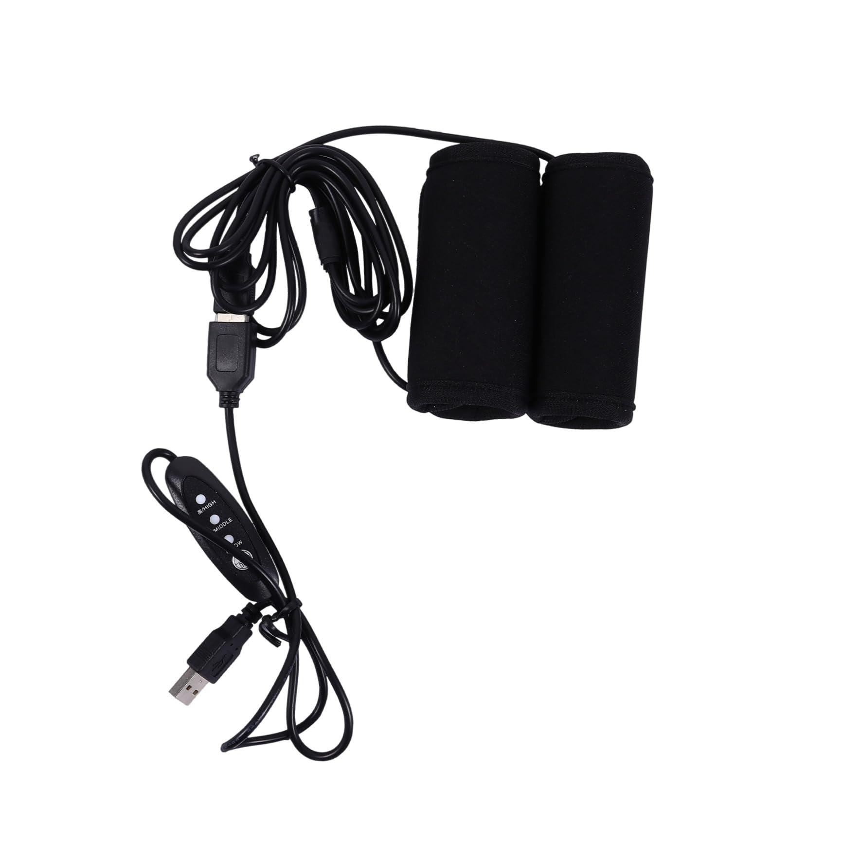 BESTonZON Motorradgriffheizung Beheizter Lenkereinsatz Thermoabdeckung Handwärmer Für Lenker Pads Mit Usb Temperaturregelung Winterhandschutz