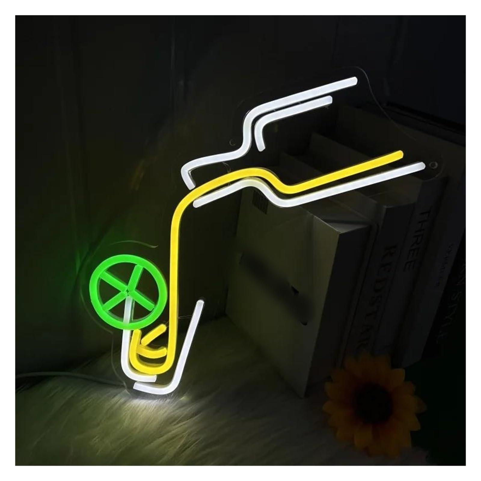 LEMST Sign Lamp Pouring Wine Neon, USB Powered, with Dimmable Switches, for Bar, Party Or Gathering Space 37x40cm