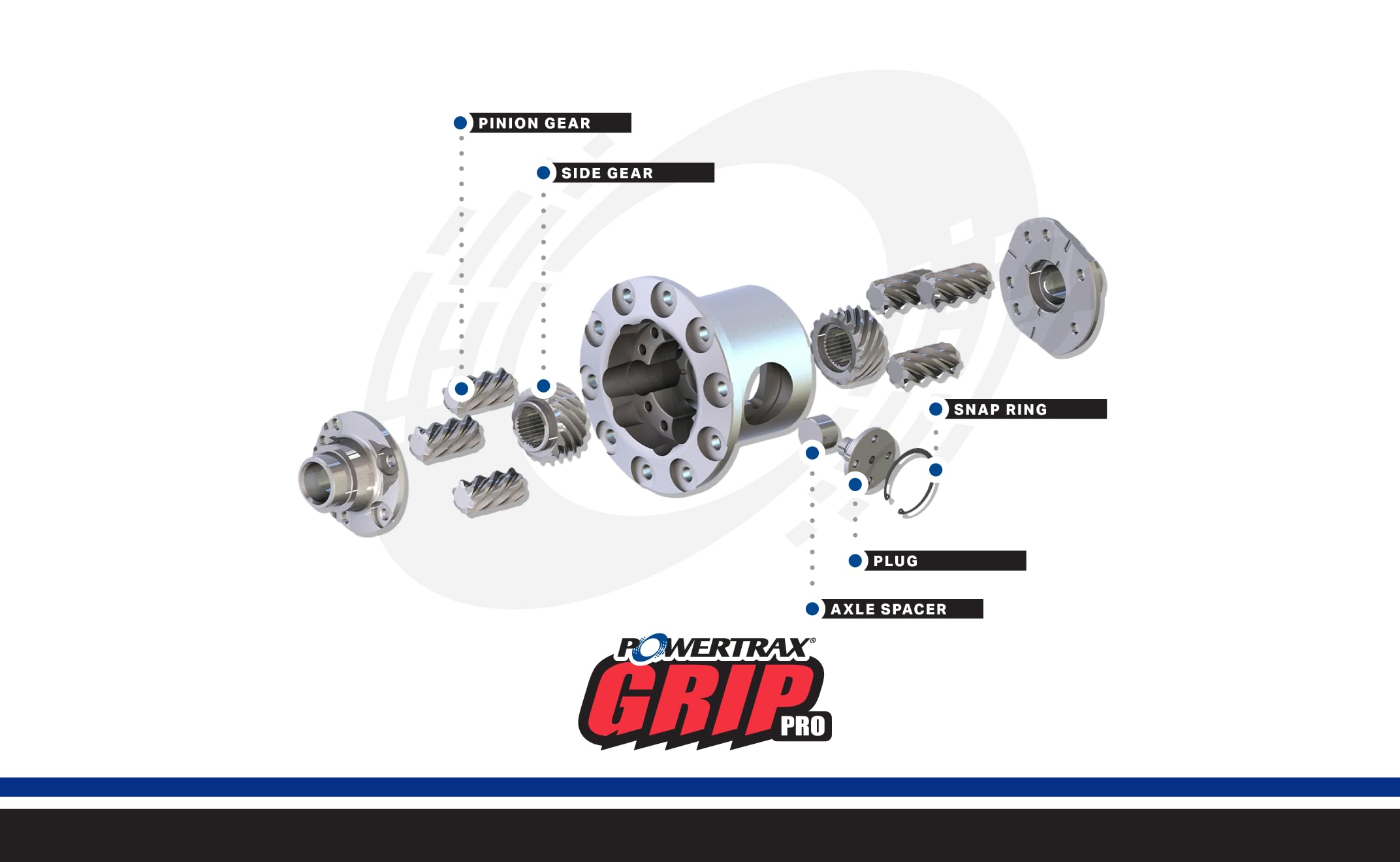 Amazon.com: PowerTrax GT109734 GRIP PRO Differential Carrier 34