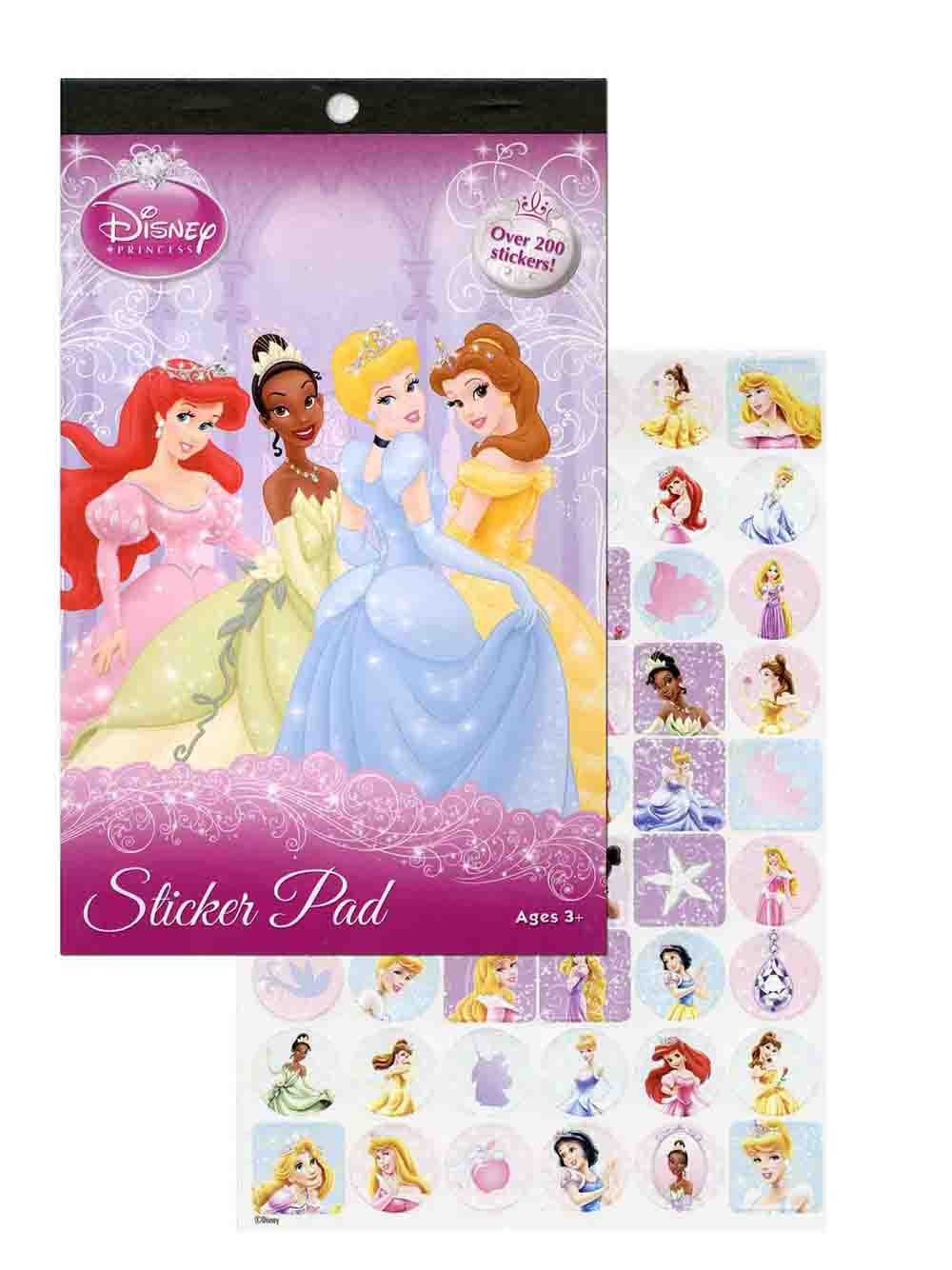 Princesa de Disney Sticker Pad - Kids Sticker Pad Set