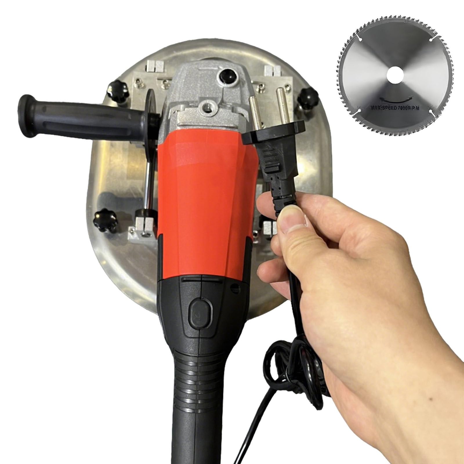 XNZJHPP Electric Big Cattle Dehorner,Adult Cattle Dehorner,Electric Bloodless Big Bull Horn Breaker,Cattle Horn Cutting Machine (Red)