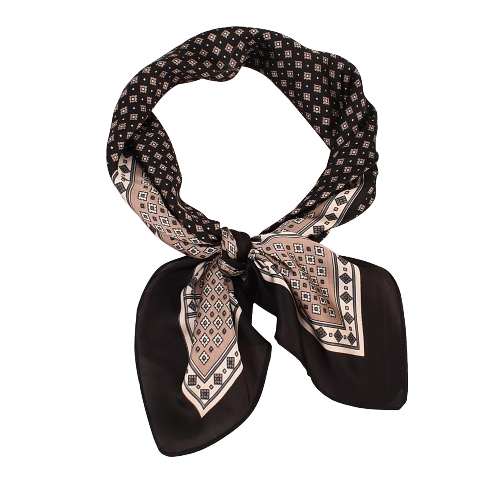 EIysee 27 5 Inches Satin Head Scarf -Hair Scarf Silk Head Scarf Silk Bandana Hair Wrap Neck Scarf