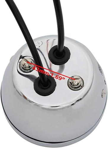 Miniatura 5 de 2 luces traseras LED vintage Duolamp de 12 V, indicador de parada trasera con luz de funcionamiento, intermitentes, lámpara de matrícula, lente