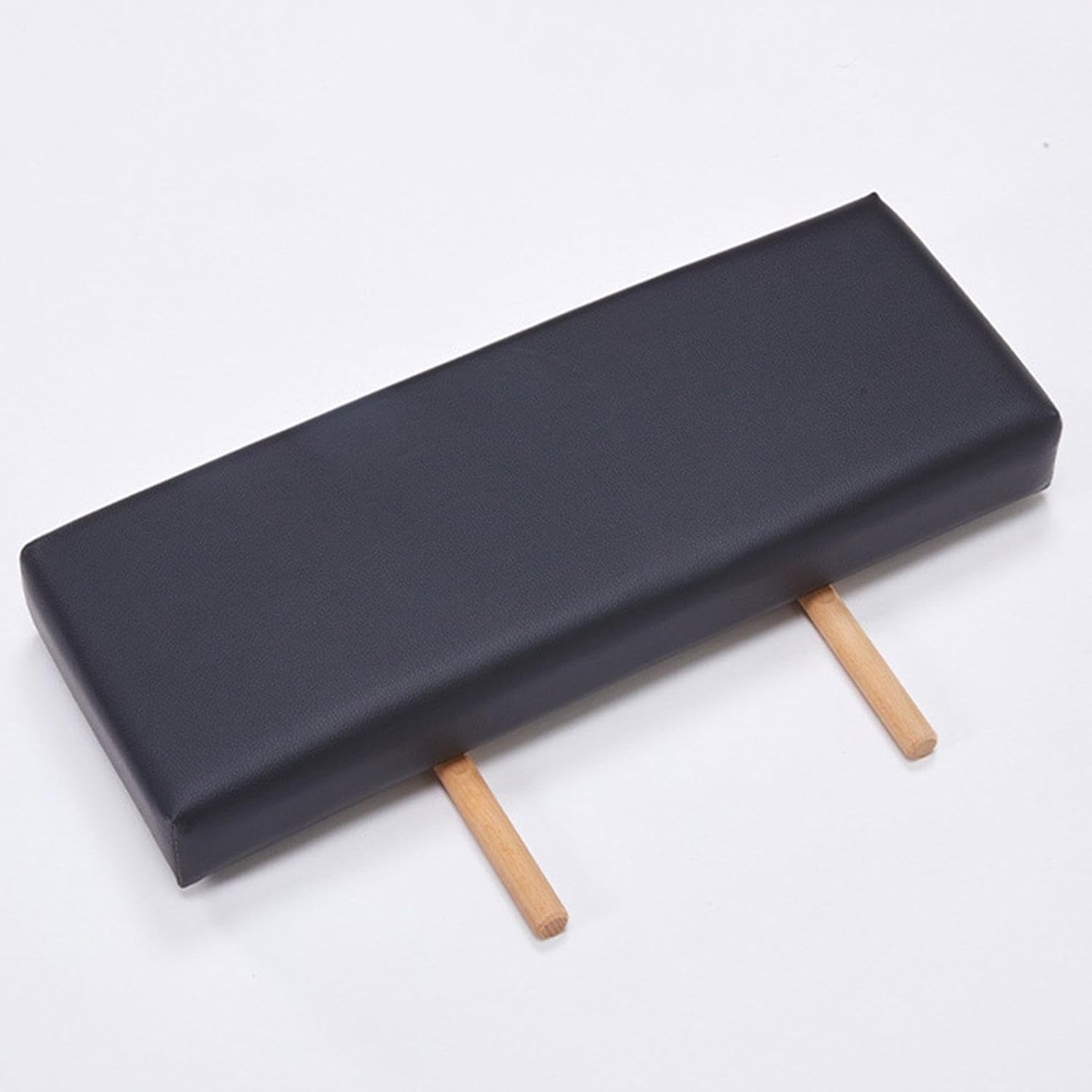 Massage Table Length Extender 51x19x6.5cm Universal Extension Pad Insert for Folding Massage Beds Comfortable Support- Black