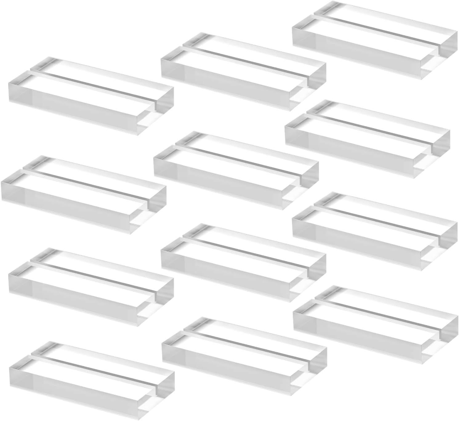 20 PCS Table Number Holders Acrylic Sign Holder 1/8 inch