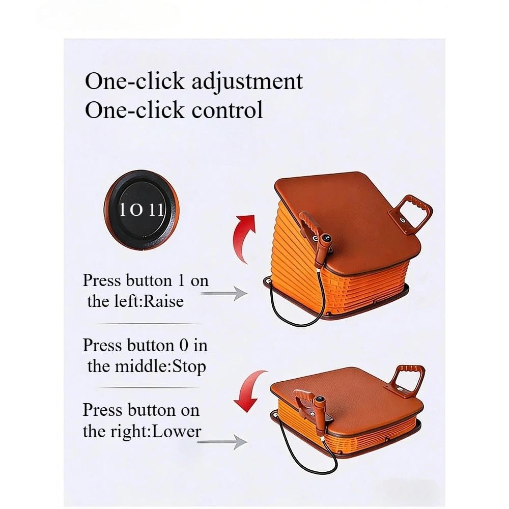 Coussin Releveur D'Aide éLéVateur éLectrique Pour Chaise Support Jusqu'à 150 Kg, Fauteuil SièGes à Levage Assisté Senior Siege Releveur Ascenseur éLectrique D'Assistance Canapé Coussin Aide à La LevéE