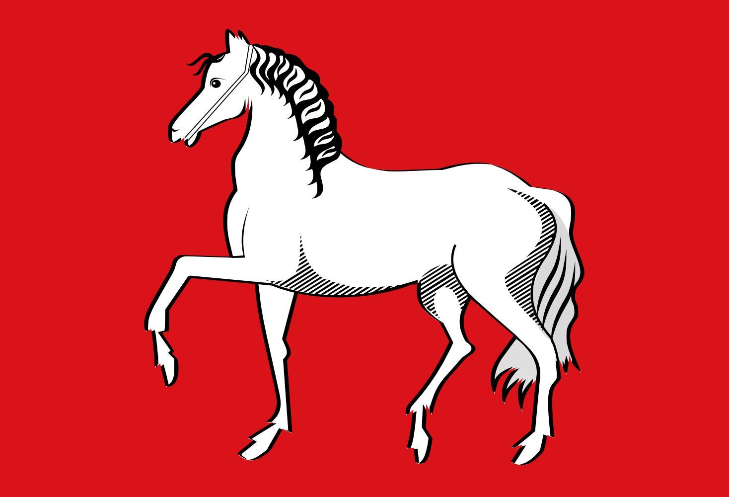 Drapeau paysage Assendelft pour mât de jardin et pavoisement officiel