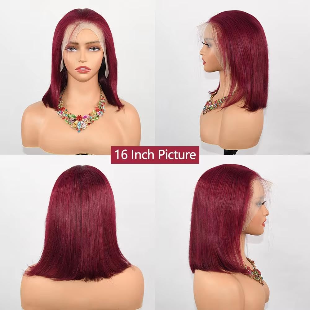 Haarpflege 14 Zoll Bob Echthaar Perücken 13 X 4 HD Perücke Mit Spitze Vorne(10inches)