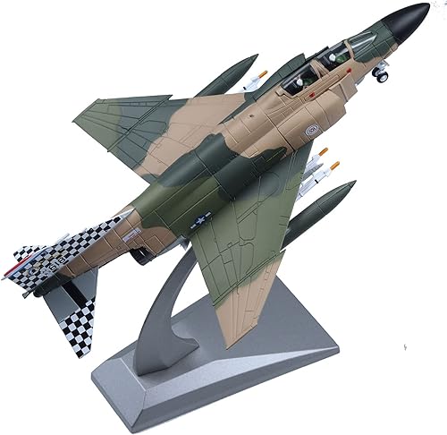 Miniatura 2 de F-4C Phantom  Avión de ataque de combate de metal Modelo militar Camo Impreso Modelos de avión fundido a troquel