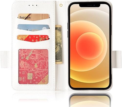 Miniatura 2 de Funda de cuero para iPhone 11 de 6.1 pulgadas, funda de cuero con 3 ranuras para tarjetas de crédito, función atril, funda magnética de piel
