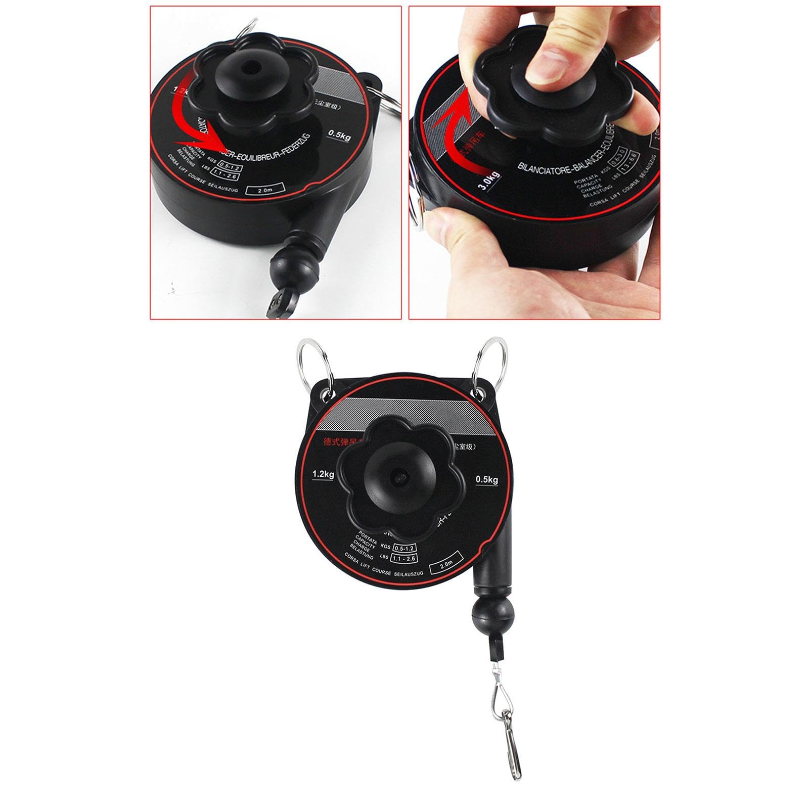 Pièces de Rechange pour équilibreur à Ressort Réglable 2M pour équipements Suspendus, 0,5 à 1,2KG