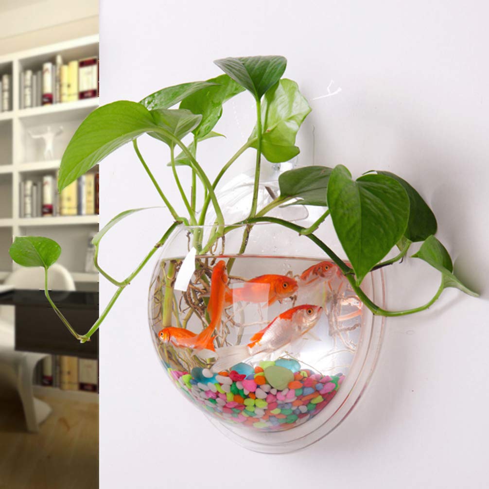 VILLCASE Réservoirs D'aquarium Décor De Réservoir Pots De Jardinière D'aquarium Kit De Fabrication De Bracelets Mur Fish Tank Aquarium Mural à Bulles Boîte à Pots De Fleurs Hydroponique