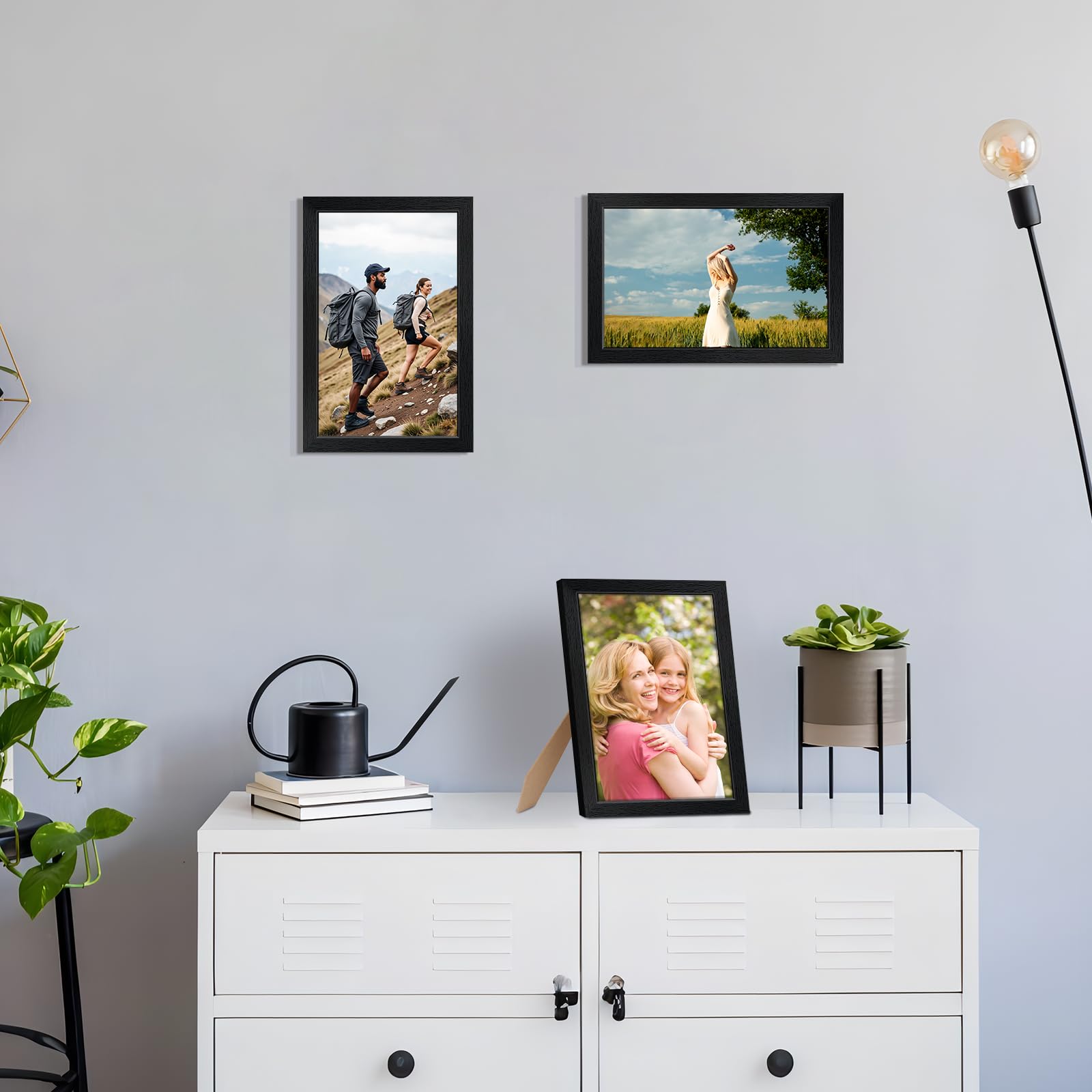WOLTU 5x Cadre Photo,30x40cm,Cadre en Bois et Verre,Argent | Leroy Merlin WOLTU 5x Cadre Photo,30x40cm,Cadre en Bois et Verre,Argent | Leroy Merlin