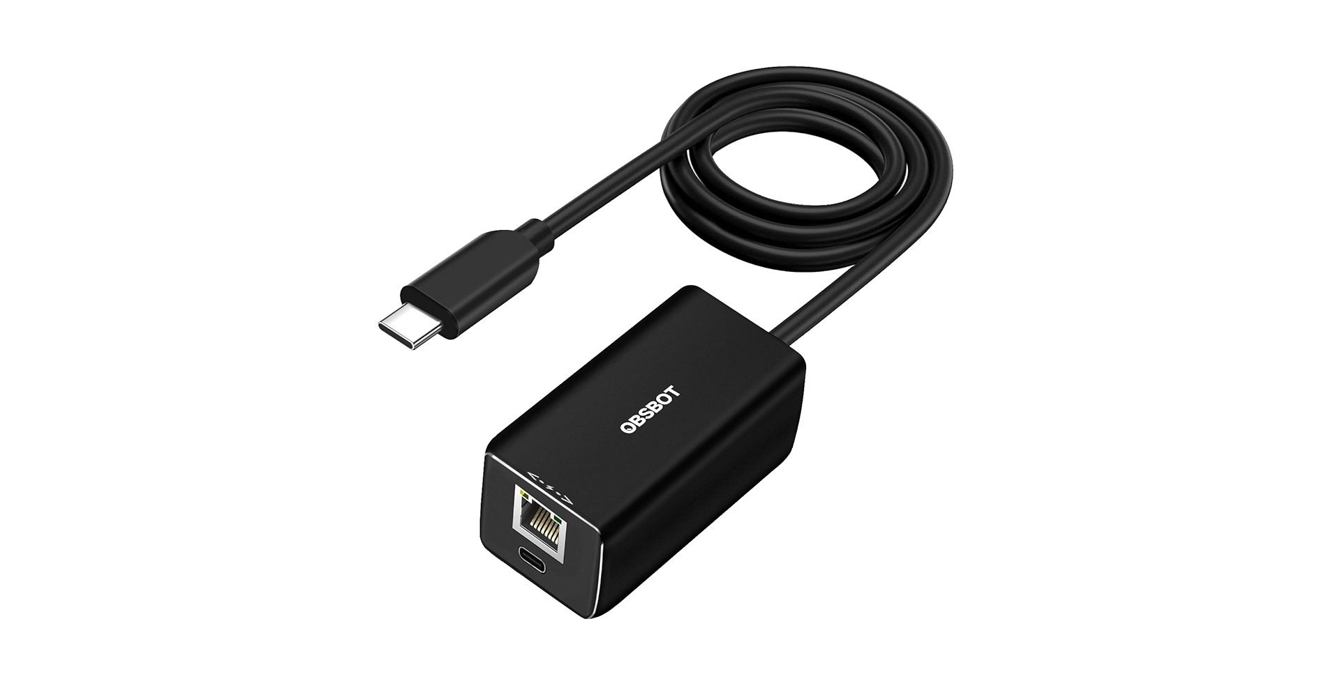 【OBSBOT】 USB-CからEthernet変換アダプター Amazon.com: OBSBOT USB-C to Ethernet Adapter,Lower Latency