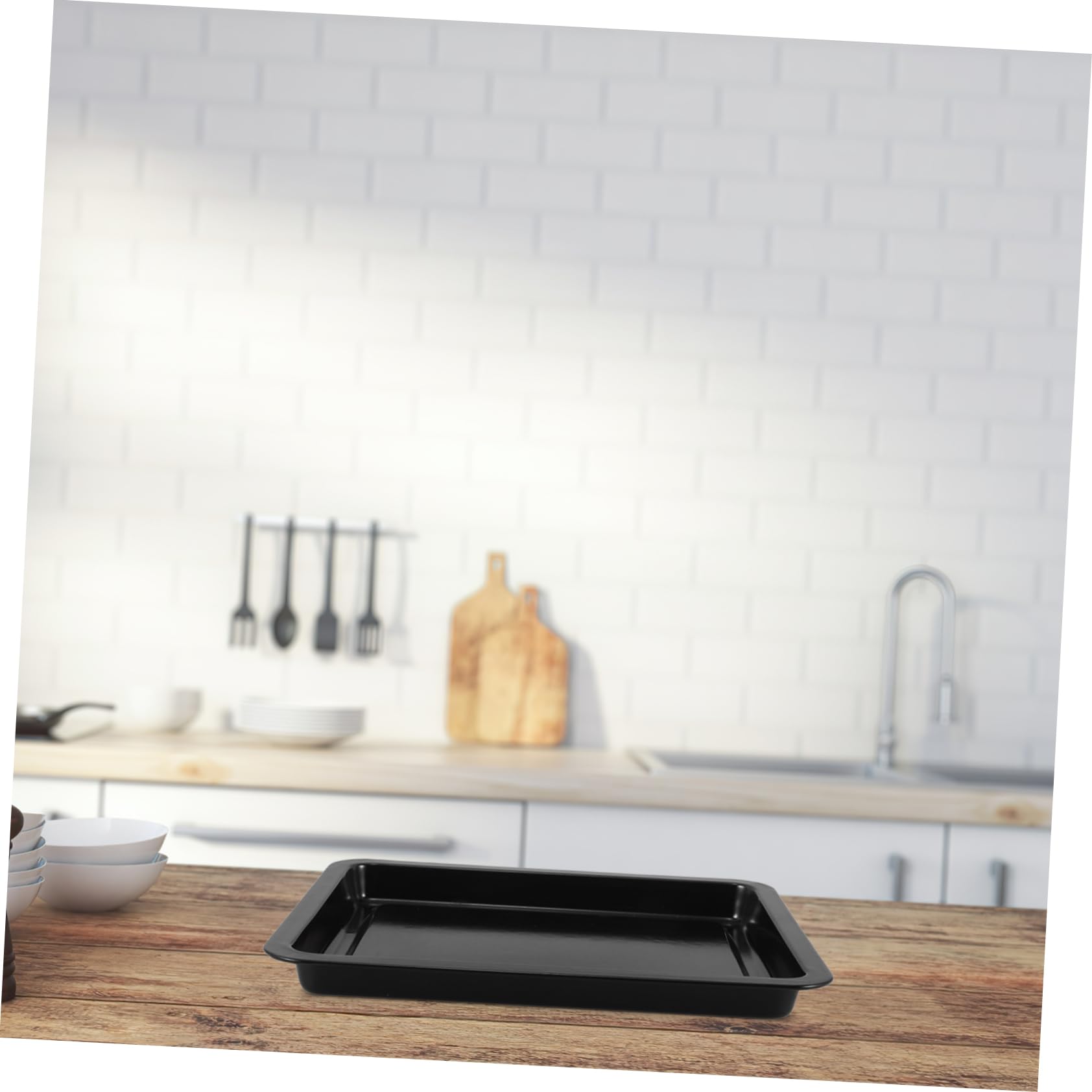 Zerodeko Plaque de Cuisson en Fer, Plateau de Four Multifonctionnel pour Gâteaux et Pains, Facile à Nettoyer, Résistant à L’usure, pour Four