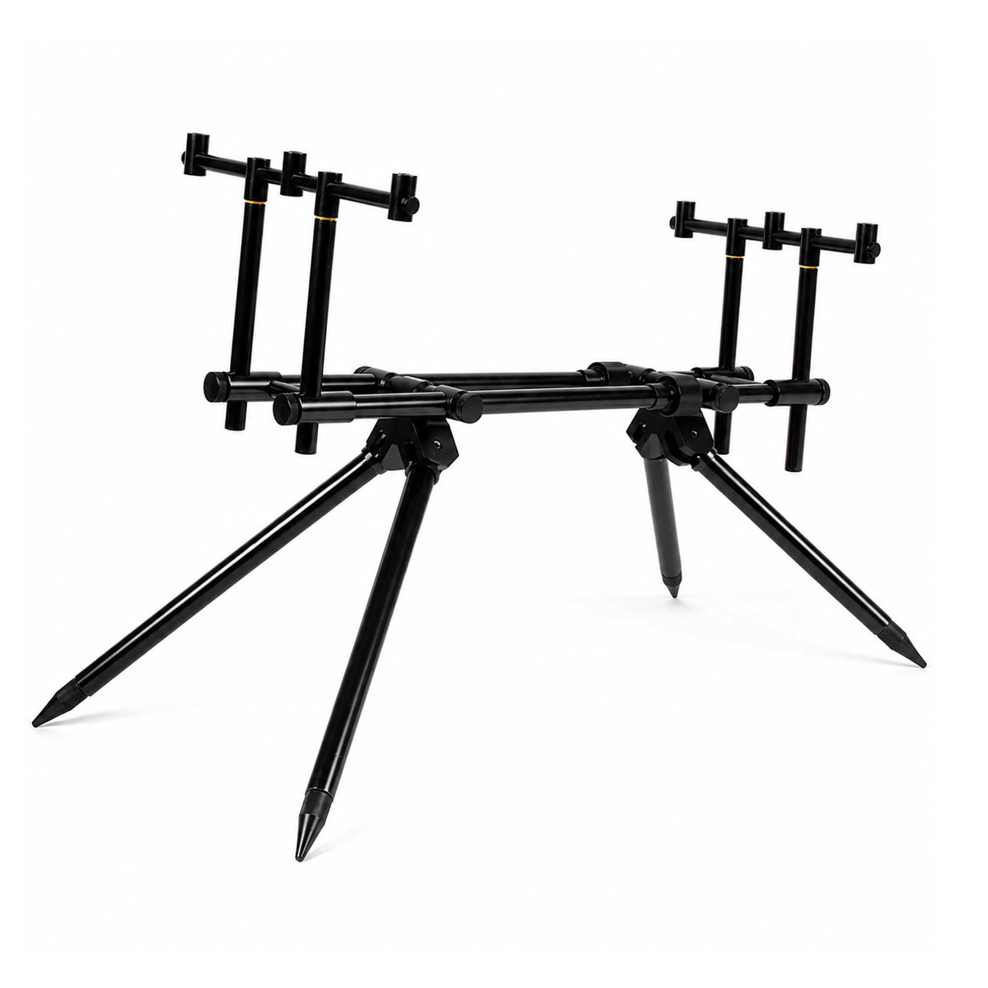 Edition VX3 - Rod pod leggero e regolabile - Compatto e resistente - Facile da montare - 3 canne - Borsa per il trasporto inclusa - Perfetto per brevi sessioni notturne e diurne