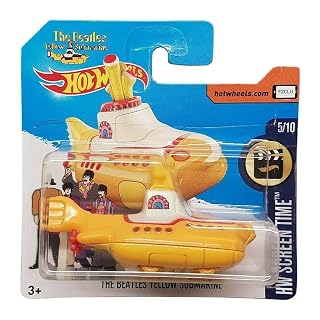 Hot Wheels – The Beatles Yellow Submarine – HW Screentime 5/10 – DTX33 – Short Card – Mattel 2017 - Les Beatles, Paul McCartney, John Lennon, RIngo Starr, George Harrison