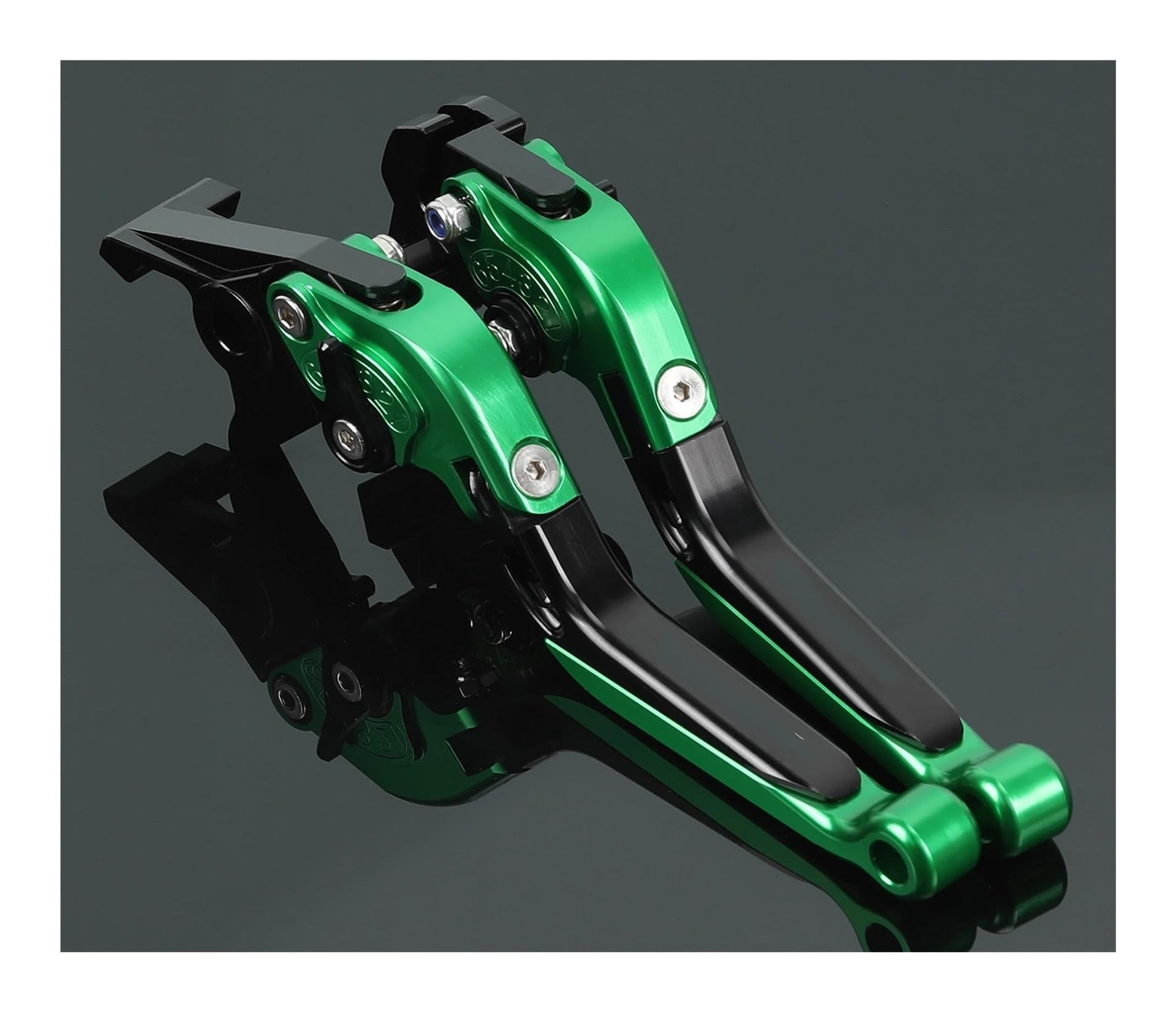 Lgldamuhx Green Handlebar Clutch Brake Lever For Yamaha For Nmax155 For Nmax 160 155 125 2015-2024 Motorcycle Adjustable Folding Brake Clutch Lever(Green)