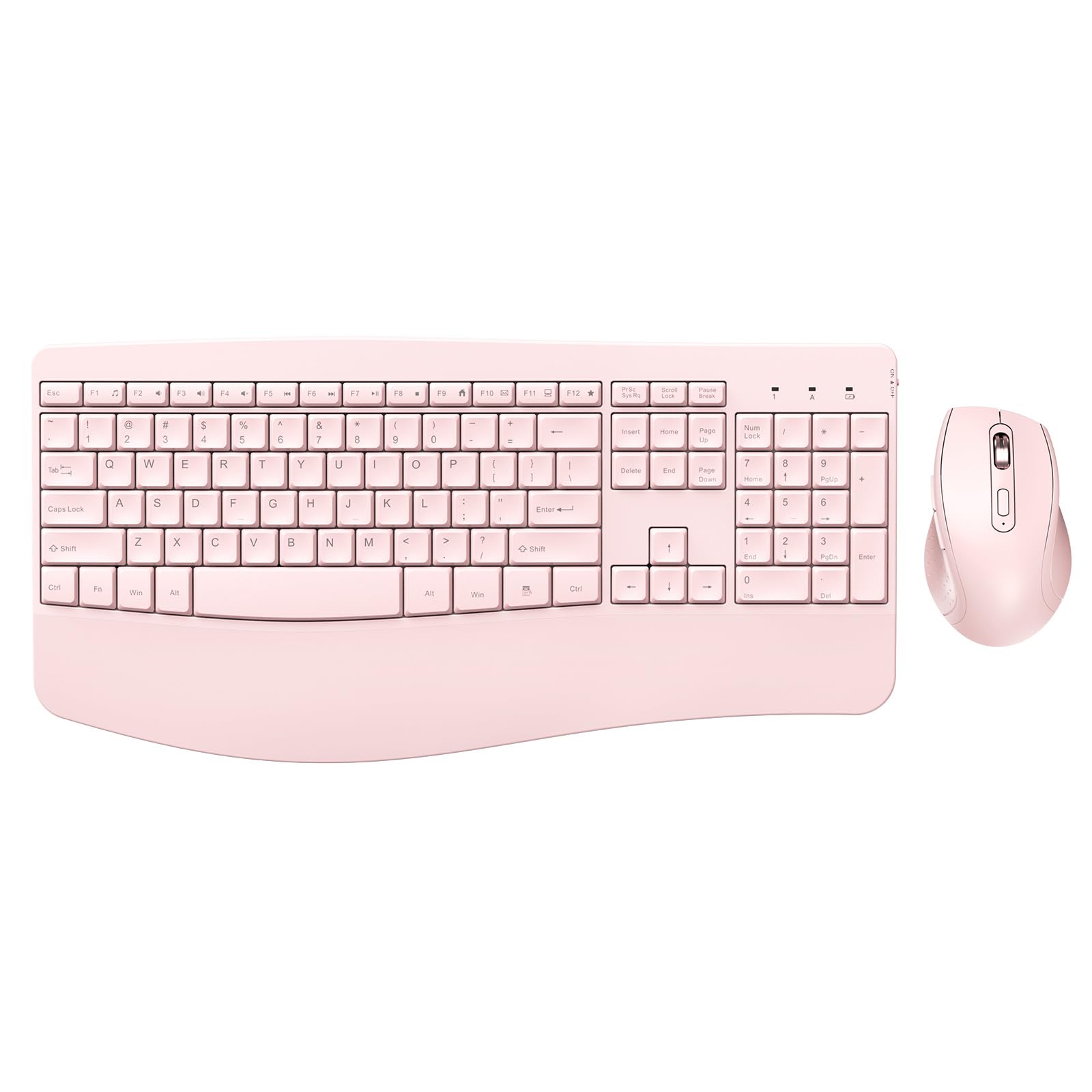 Buy Wireless Keyboard and Mouse - Ergonomic Keyboard and Mouse Combo ...