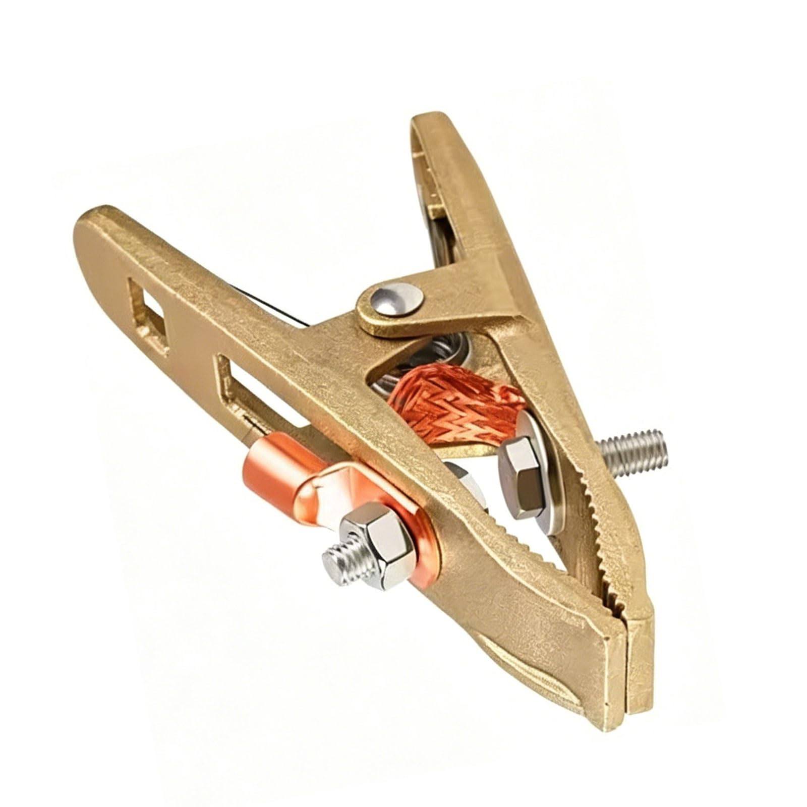 Kaeltsyn 500A Professional A Shape Ground Welding Earth Clamp With Enhanced Grip Electrode Holder For Machines Multipurpose Ground