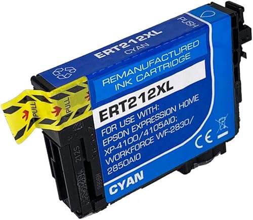 Miniatura 2 de Cartucho de tinta remanufacturado de repuesto para Epson 212 212XL para XP-4100 XP-4105 WF-2830 WF-2850 (3 colores)