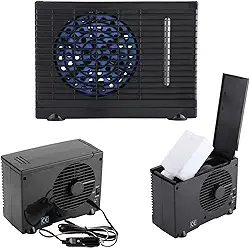 ZJchao Condicionadores de Ar Portáteis, Condicionadores de Ar Portáteis para de Condicionado Pequeno Pessoal Evaporativo e Ventilador ou Mesa, Escritório, Carro, Camping