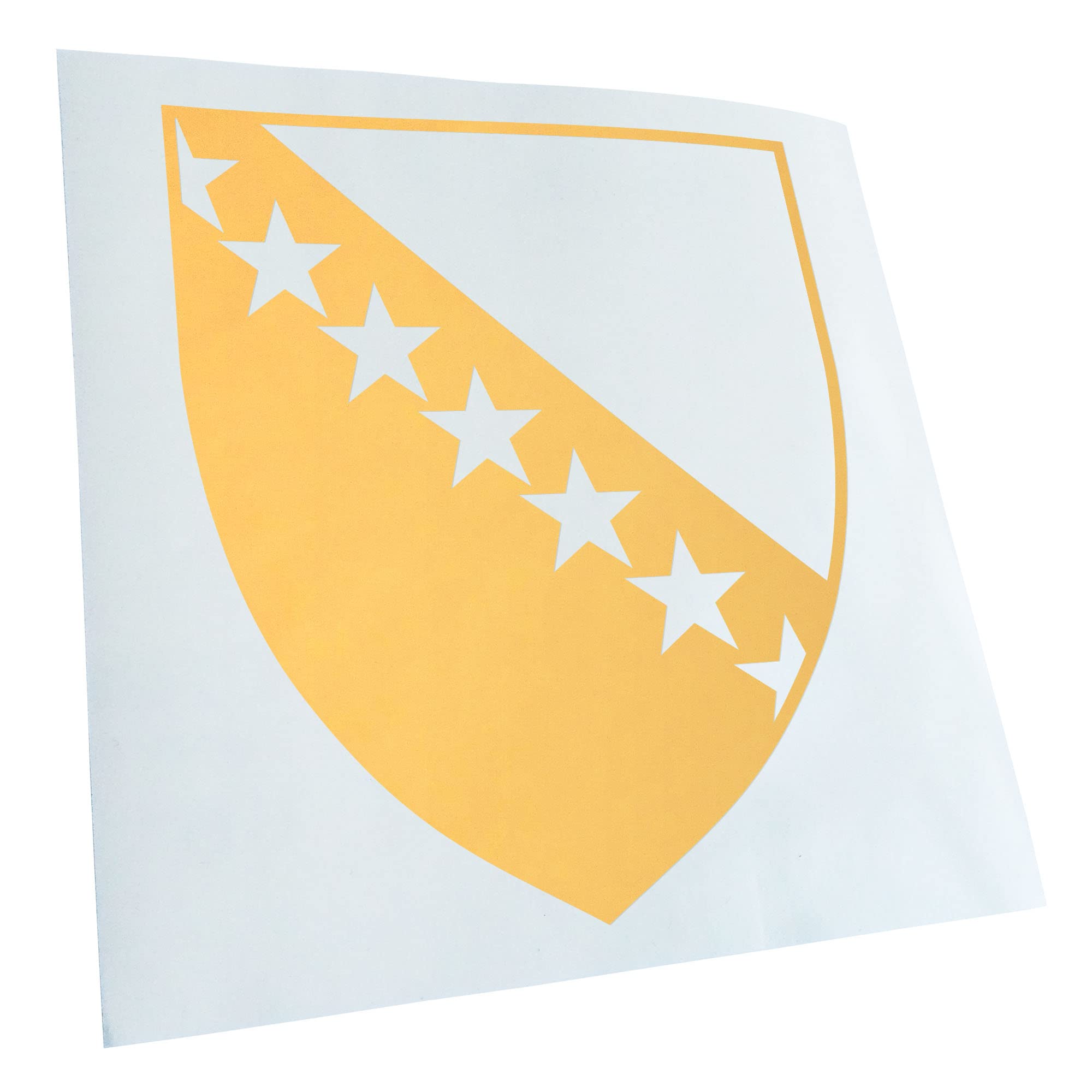 Kiwistar - Adesiva per Auto - Bosnia ed Erzegovina - 30 x 30 cm