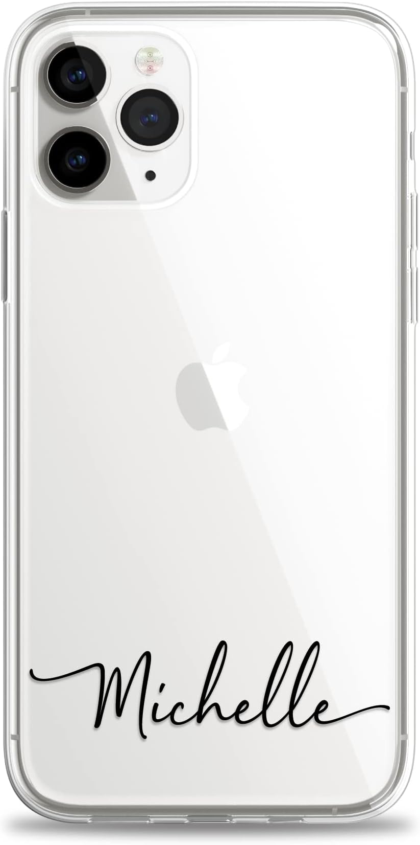 CaseCharming Personalized Case for iPhone Air 17 16 16e 15 14 13 12 Pro Plus Custom Name Clear Cover