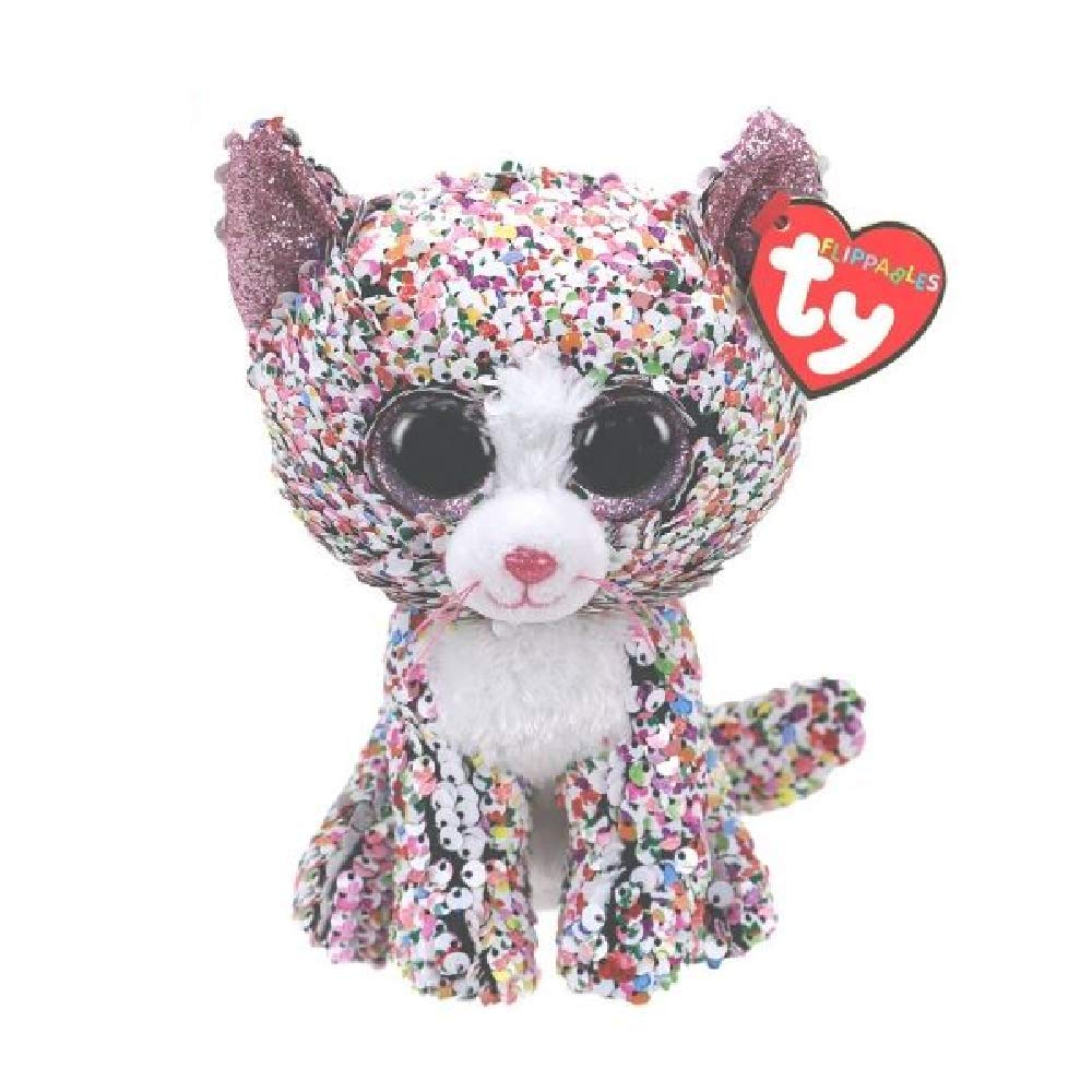 TY36774 Confetti Cat Plush Toy, Multi-Colour