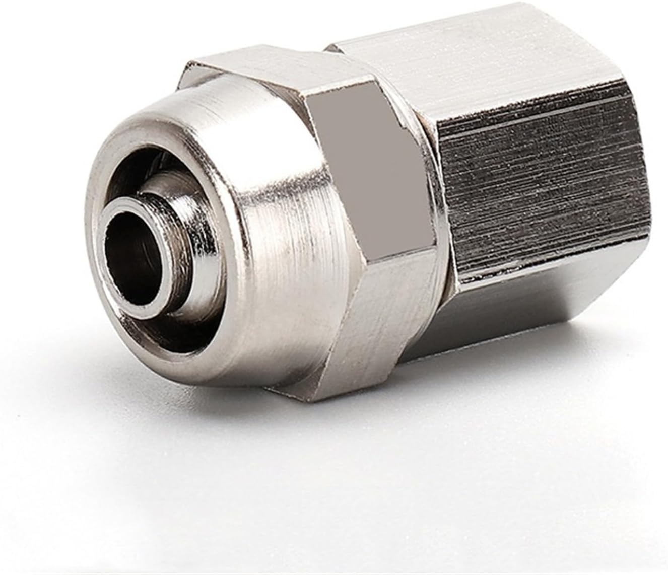 KPCF 1/8" 1/4" 3/8" 1/2" Female Pneumatic Fittings Quick Connector Fitting OD 4mm 16MM 1Pcs(4MM,1/8")