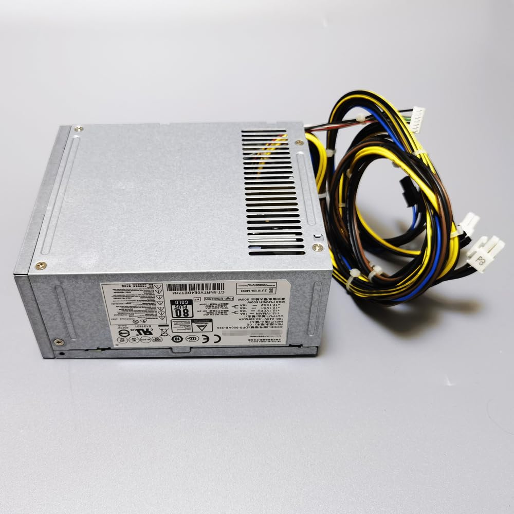 4pines + 4pines 500W Transformador,Fuente de alimentación de computadora,Modelo DPS-500AB-32 A, DPS-500AB-32A, Aplicable para HP Z2 800G3 280 288 800 880 G3 G4 MT